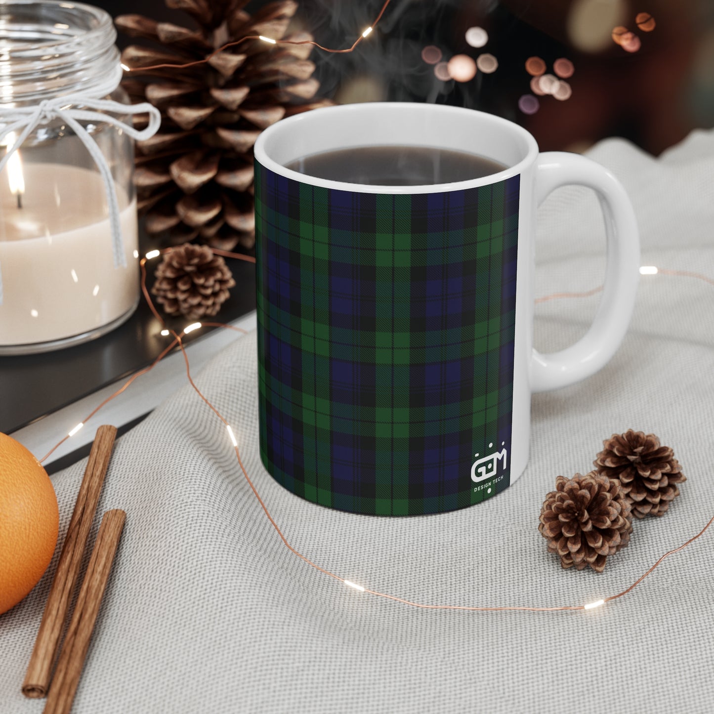 Black Watch Tartan Mug, Scotland