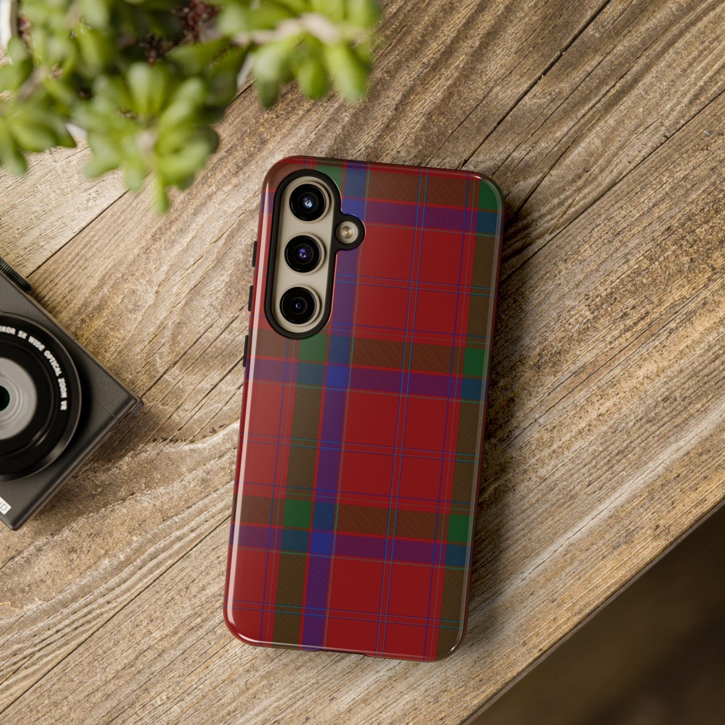 Étui de téléphone à motif tartan écossais - MacGillivary, Divers