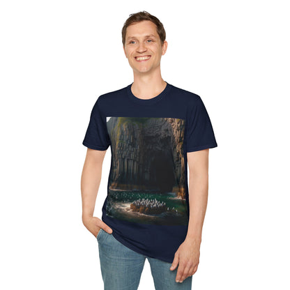 Fingal's Cave - Staffa Softstyle T-Shirt, Unisex Tee, Scottish Landmarks, Various Colours