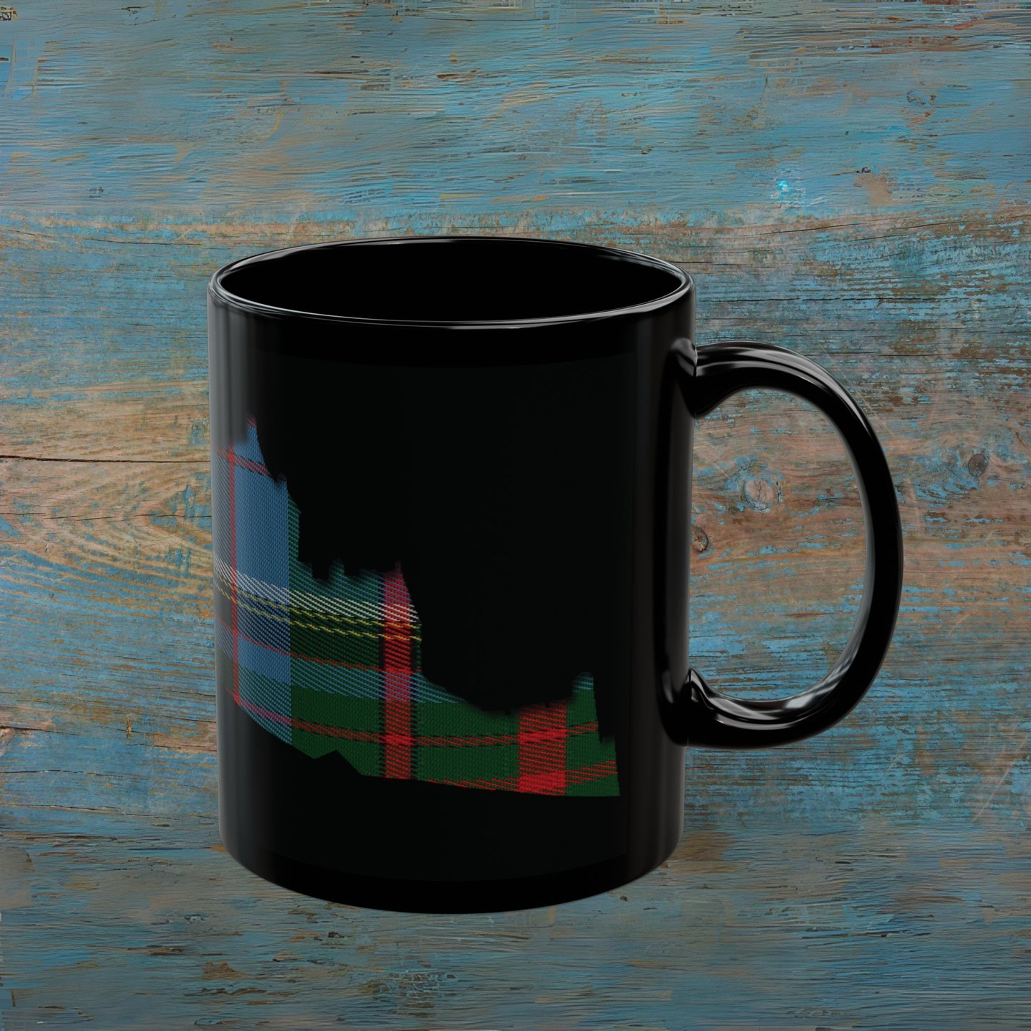 Tartan Edinburgh Castle - Anderson Old Mug, Black