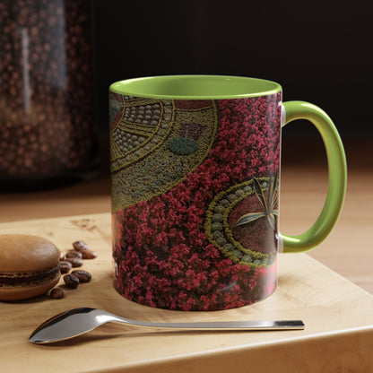 Tasses décoratives Écosse en gros plan - Scènes variées (vert clair)