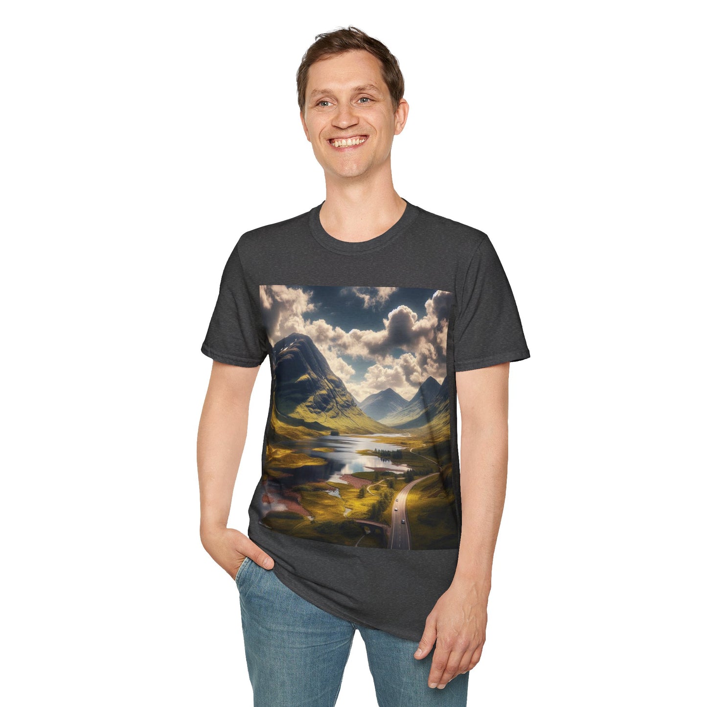 Glen Coe - Highlands Softstyle T-Shirt, Unisex Tee, Scottish Landmarks, Various Colours