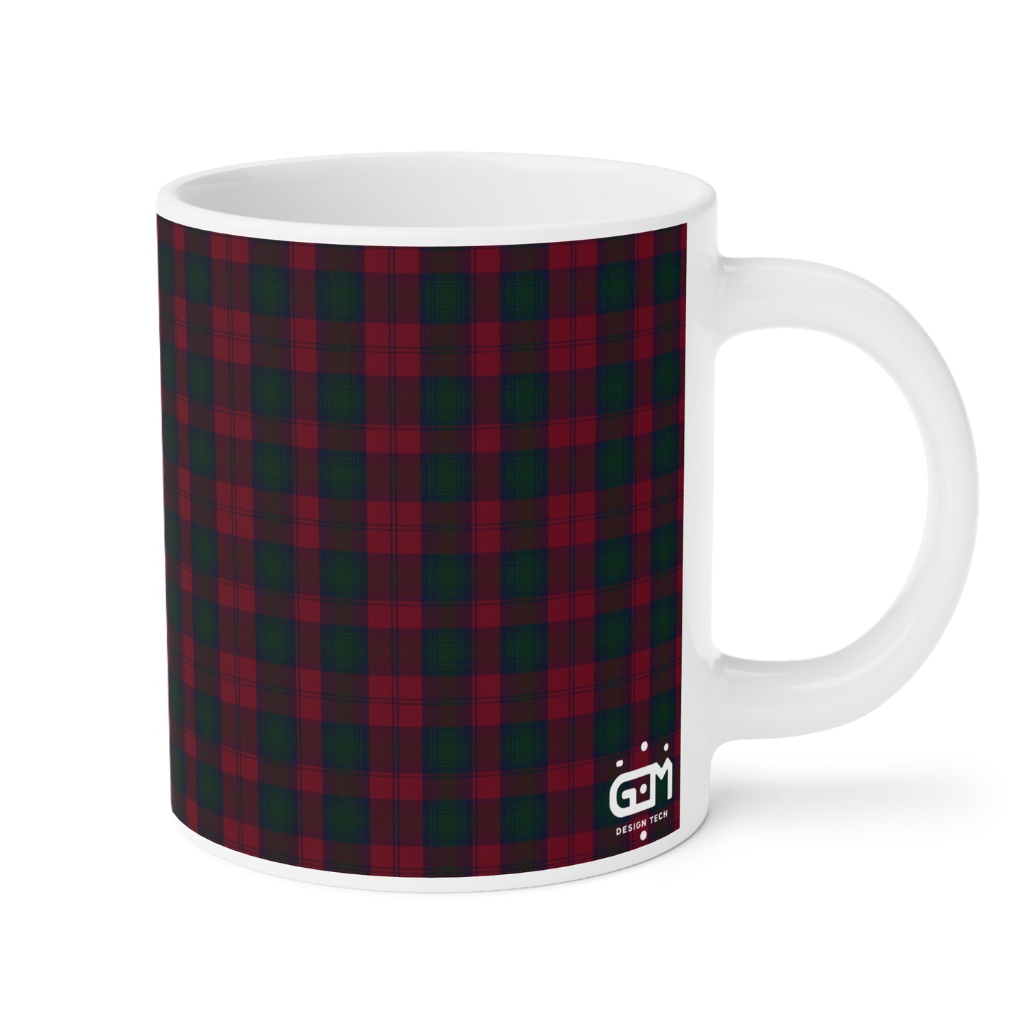 Tartan Mug - Lindsay Tartan, Scottish, Various Sizes