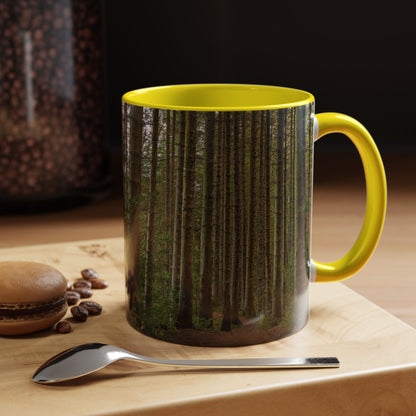 Tasses décoratives Écosse en gros plan - Scènes variées (jaune)