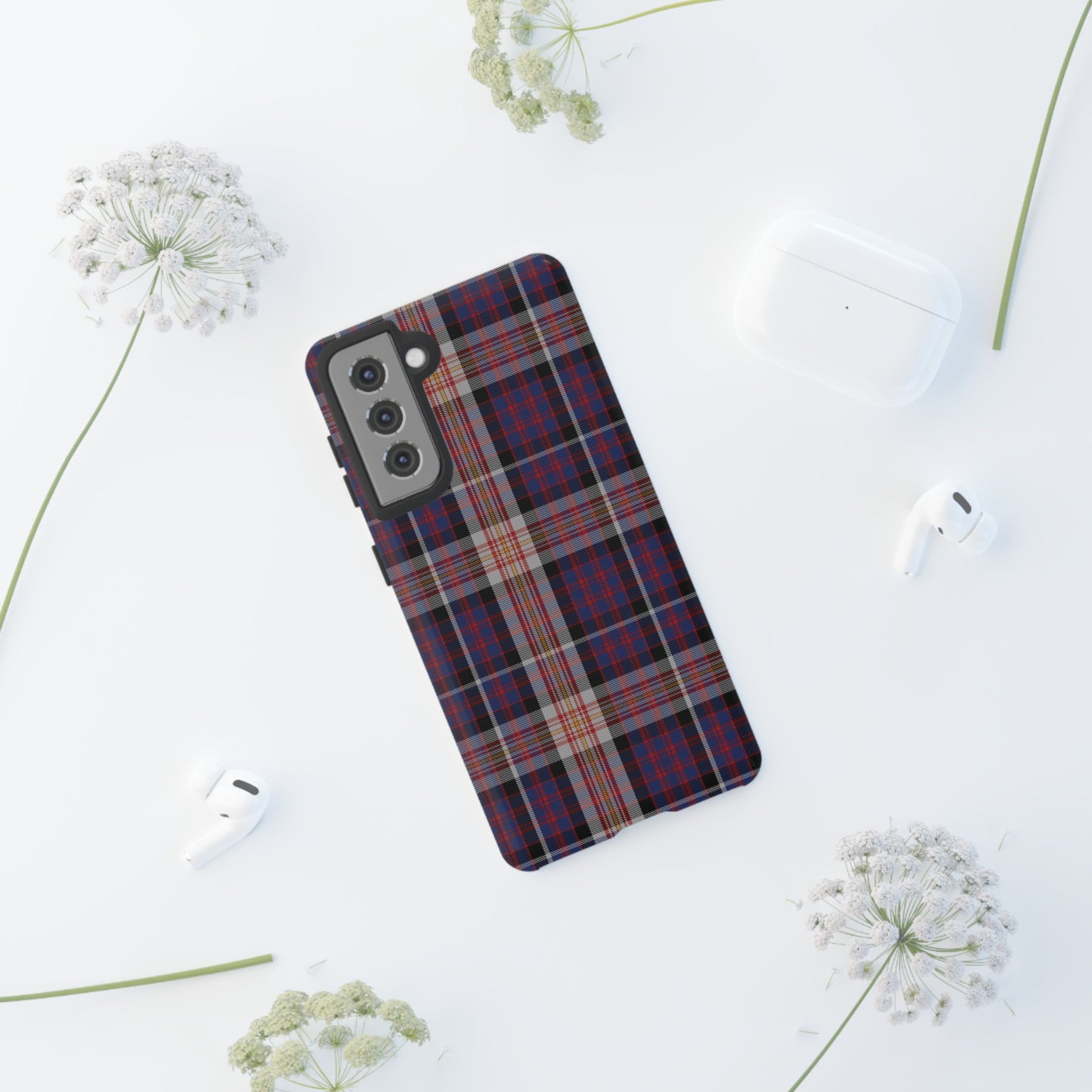 Coque de téléphone à motif tartan écossais - Carnegie, divers