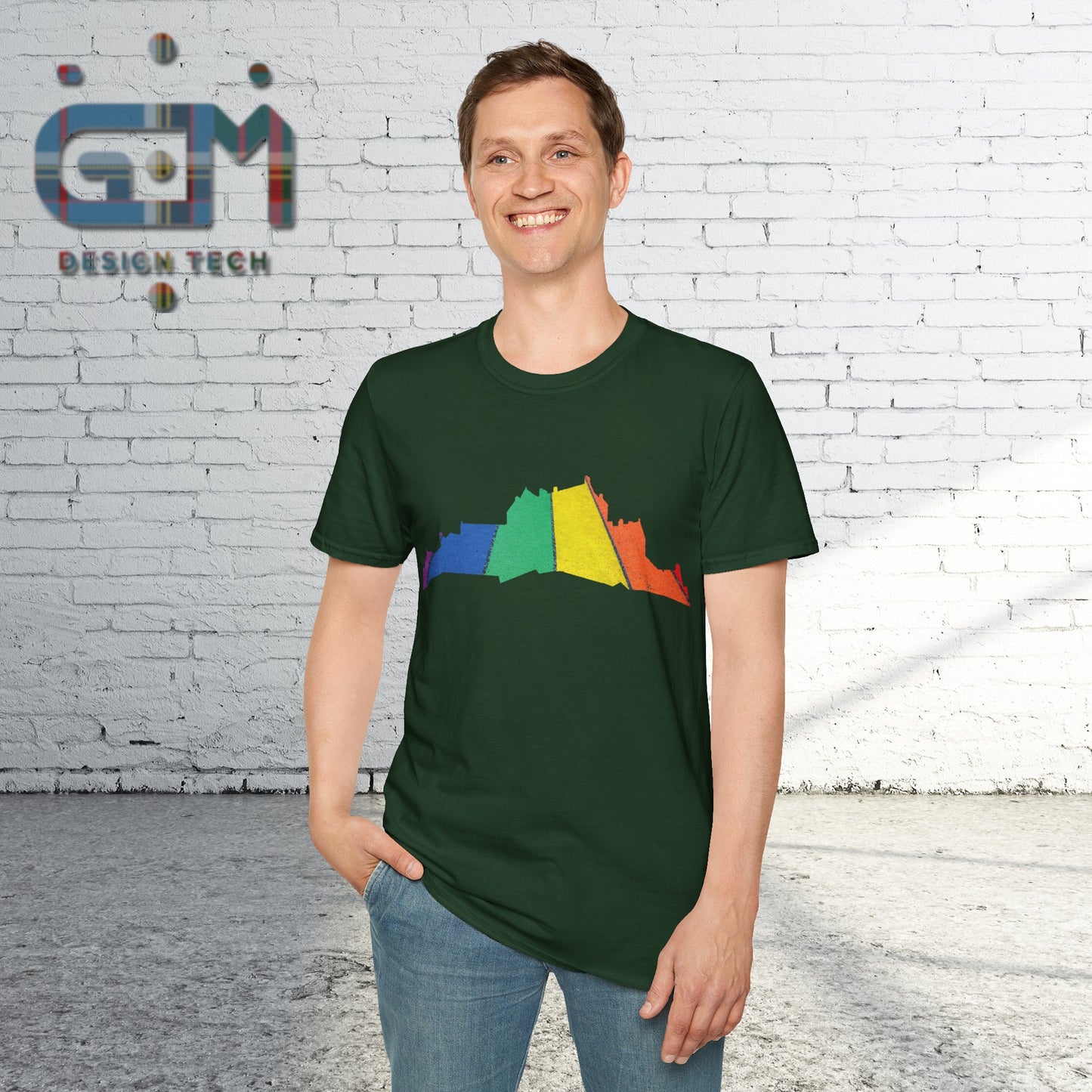 Edinburgh Castle Pride Road Art Unisex T-Shirt