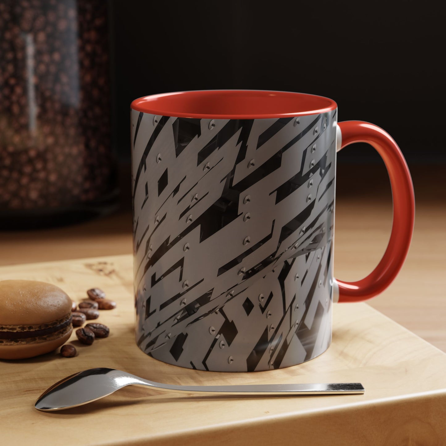 Tasses décoratives Écosse en gros plan - Scènes variées (rouge)
