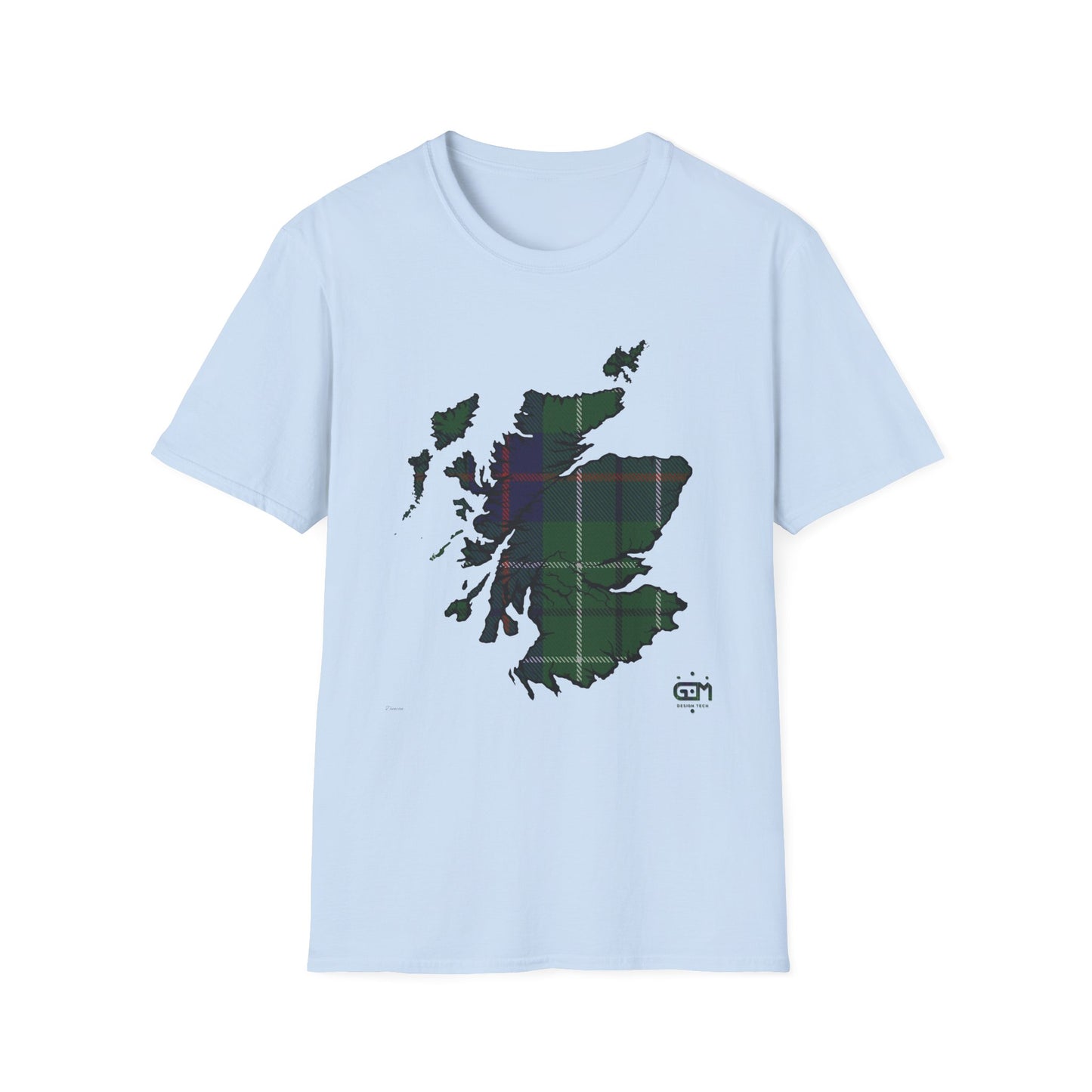 Tartan Ecosse Carte Softstyle T-Shirt Unisexe - Duncan Tartan Tee 