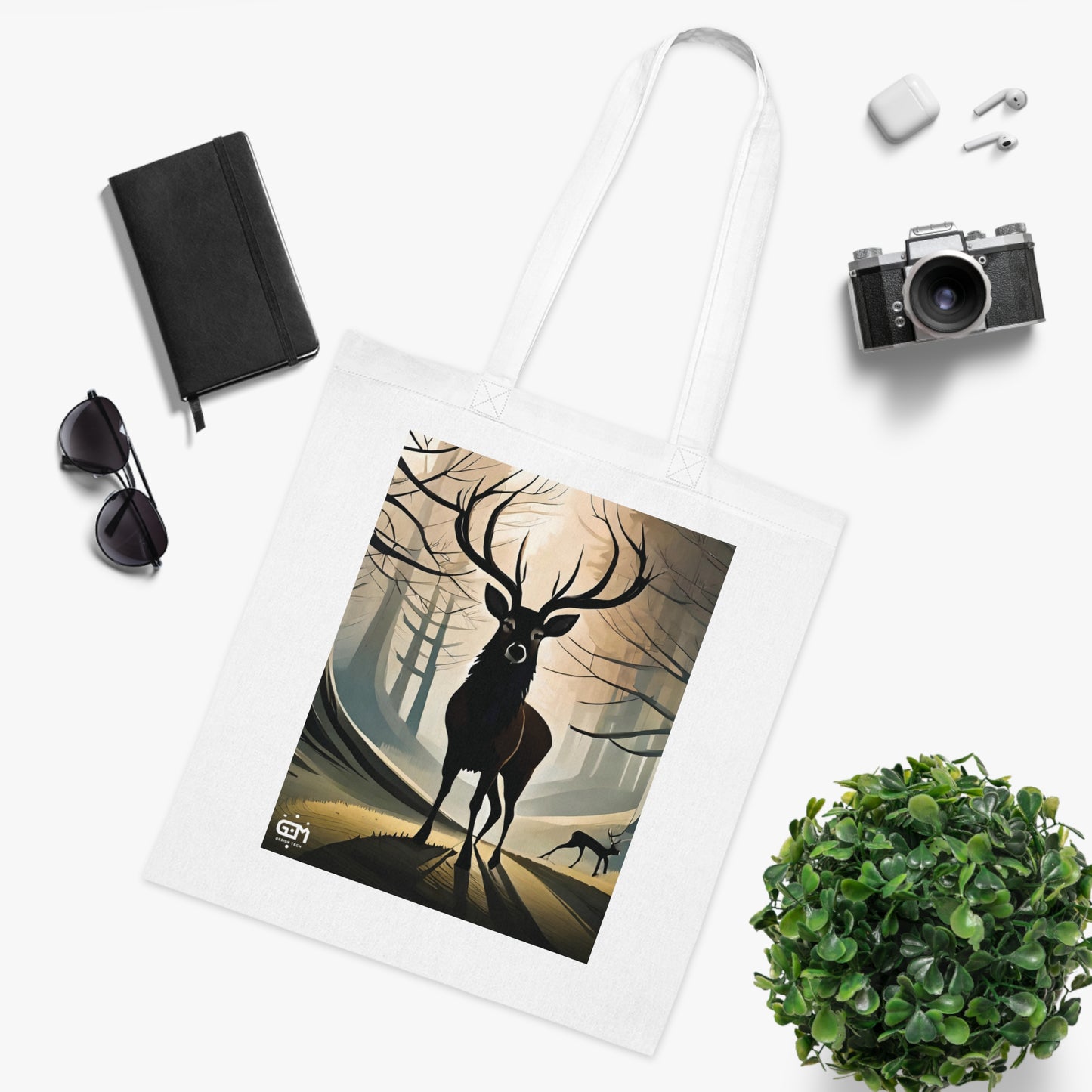 Scottish Nature Coloured Cotton Tote Bag