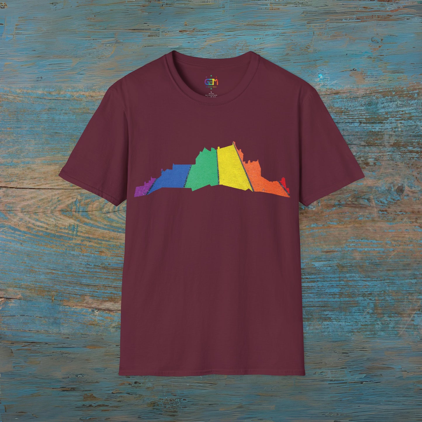 Edinburgh Castle Pride Road Art Unisex T-Shirt