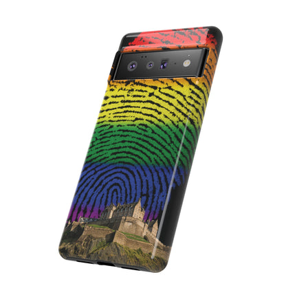 Edinburgh Castle Pride Phone Case - Fingerprint, Various