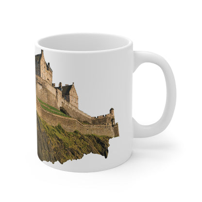 Edinburgh Castle on the Rock Photo Mug, White