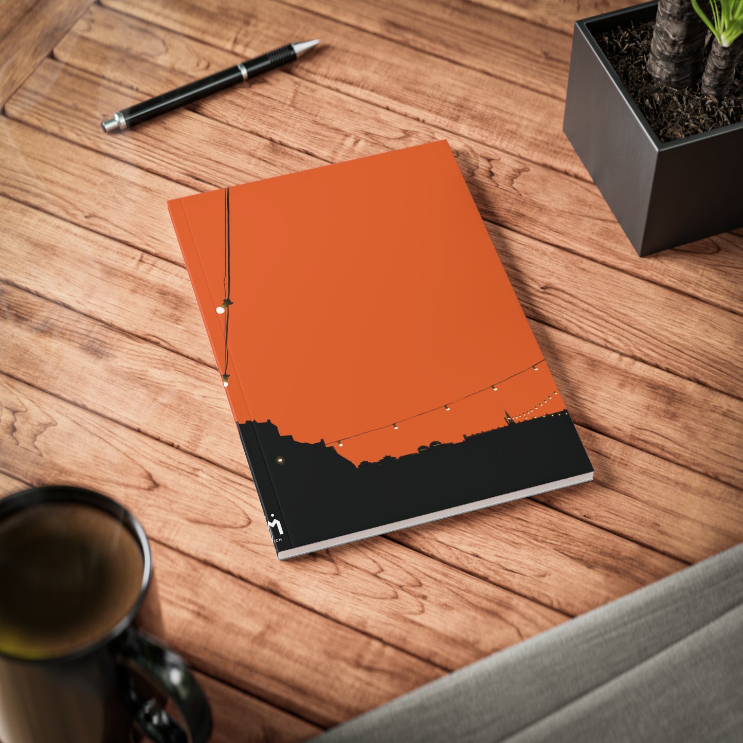 Scotland Art A5 Softcover Notebook - Silhouettes
