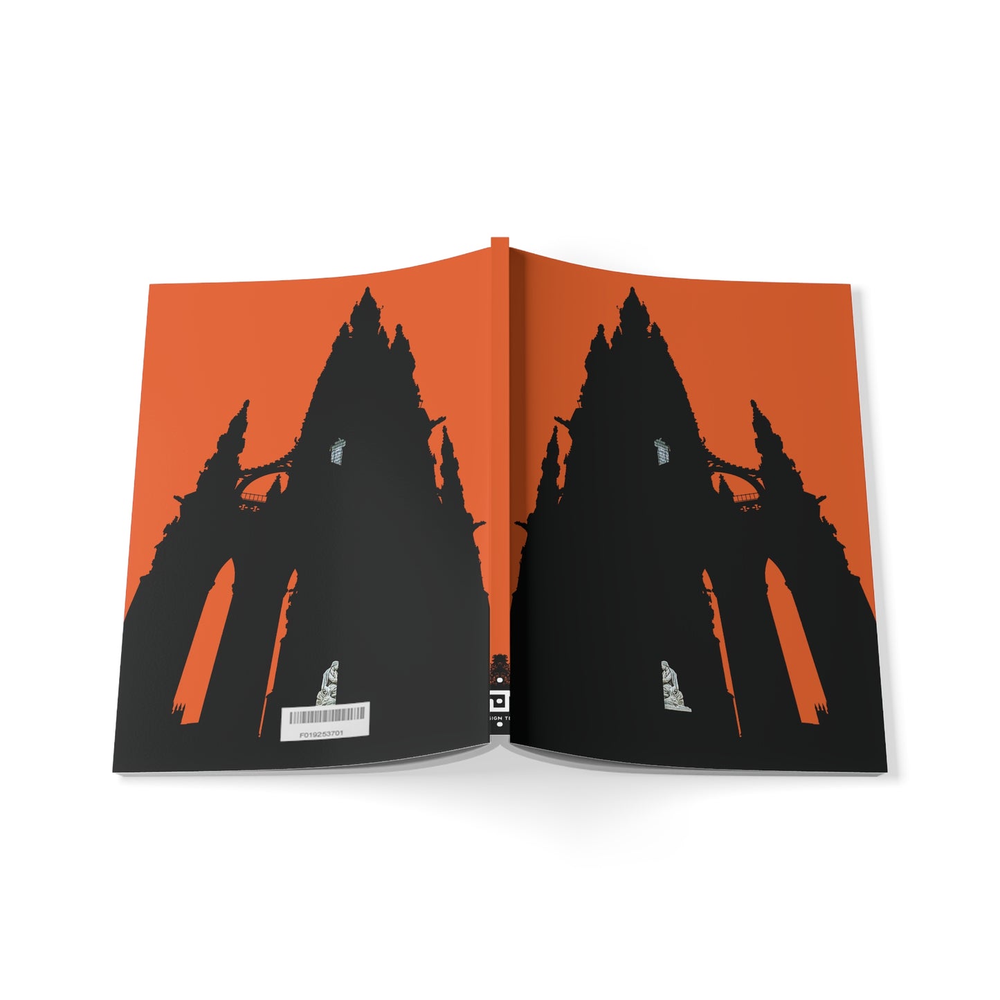 Scotland Art A5 Softcover Notebook - Silhouettes