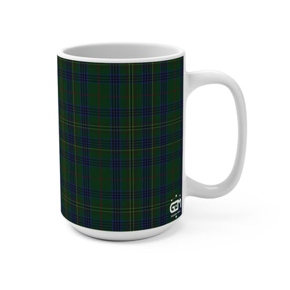 Scottish Tartan Mug 15oz, Kennedy Tartan