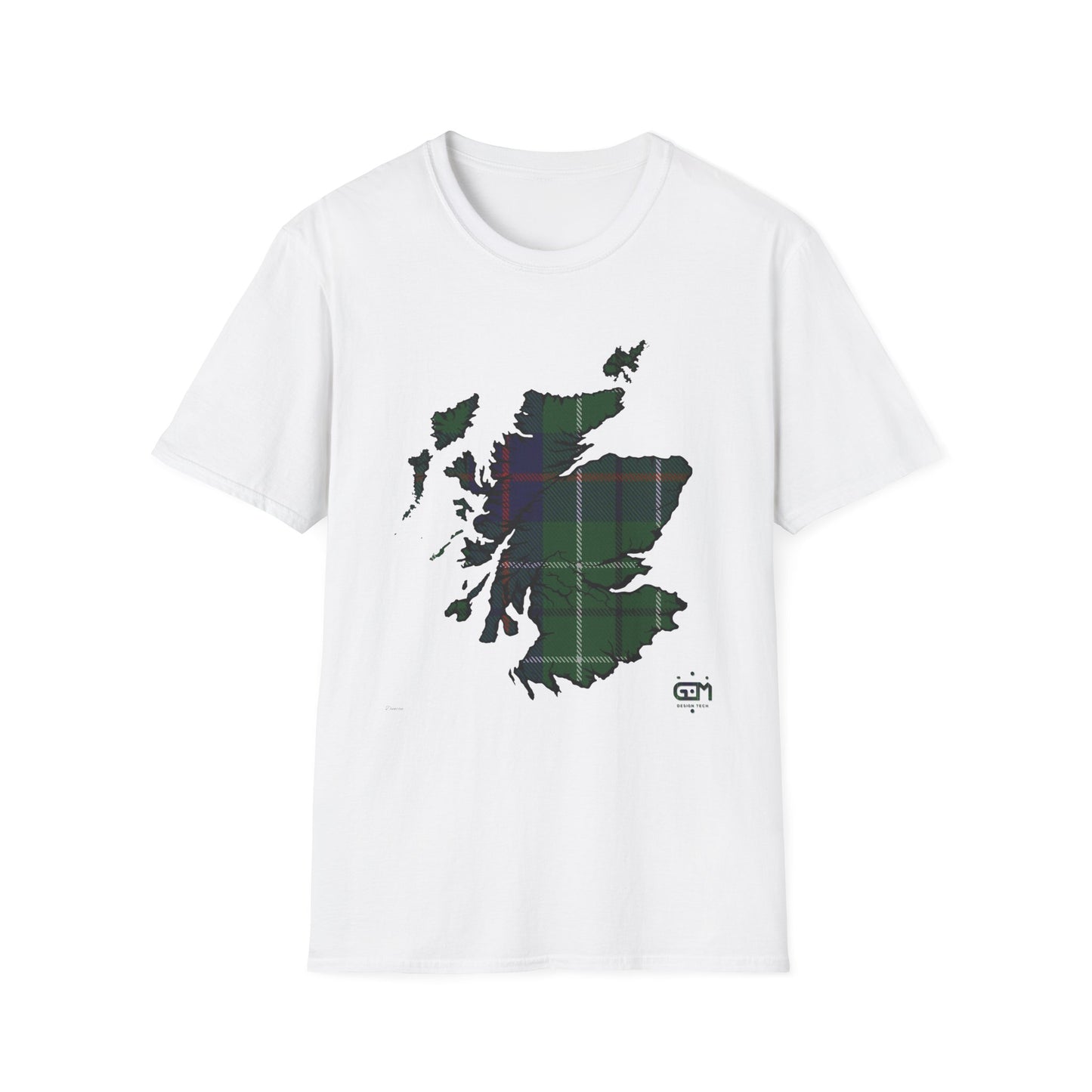 Tartan Ecosse Carte Softstyle T-Shirt Unisexe - Duncan Tartan Tee 