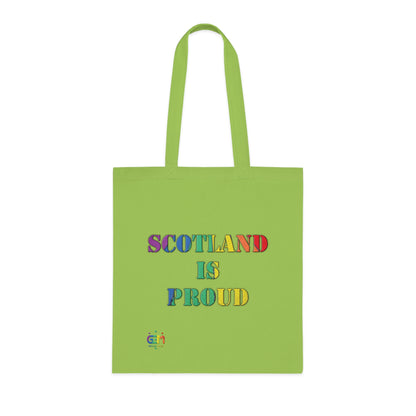 Scotland Pride Road Map Cotton Tote Bag