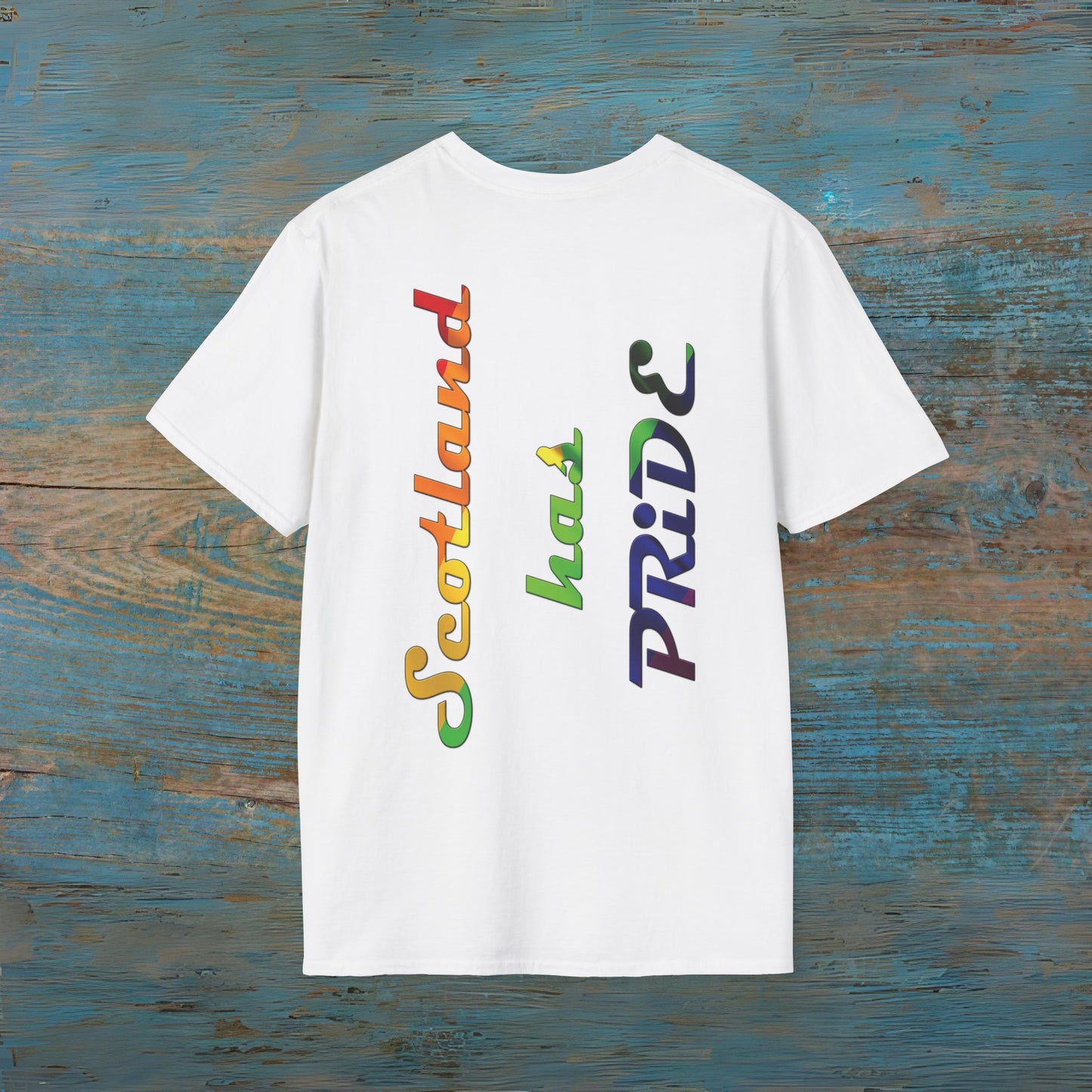 Scotland has PRiDE Flag Clan Regions Map Unisex T-Shirt, Various Colours