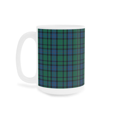 Tartan Mug - Flower of Scotland Tartan, Scottish, Various Sizes