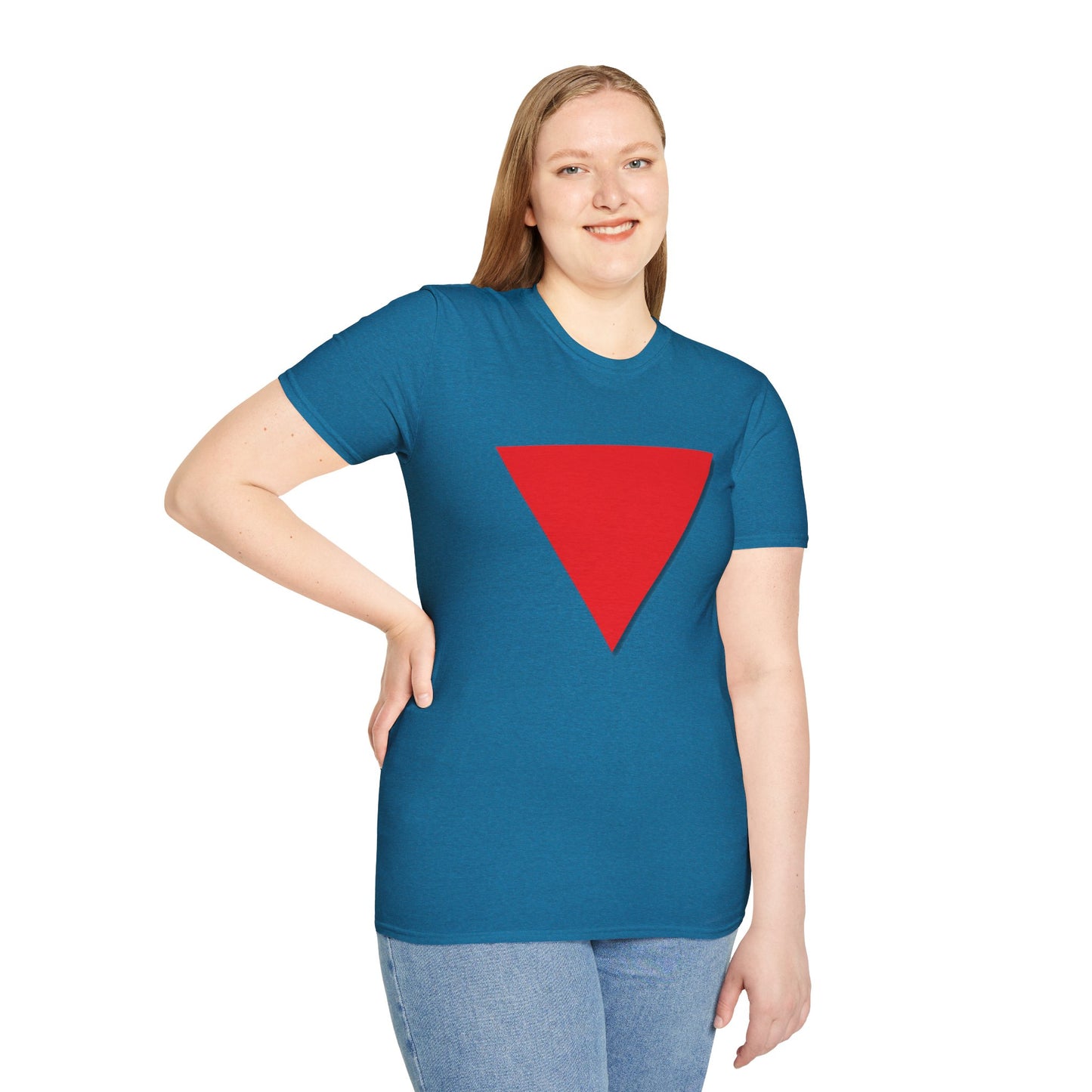 Red Triangle Softstyle Unisex T-Shirt, Various Colours