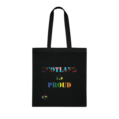 Scotland Pride Progress Map Cotton Tote Bag