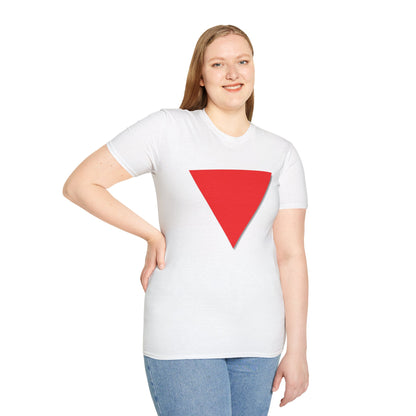 Red Triangle Softstyle Unisex T-Shirt, Various Colours