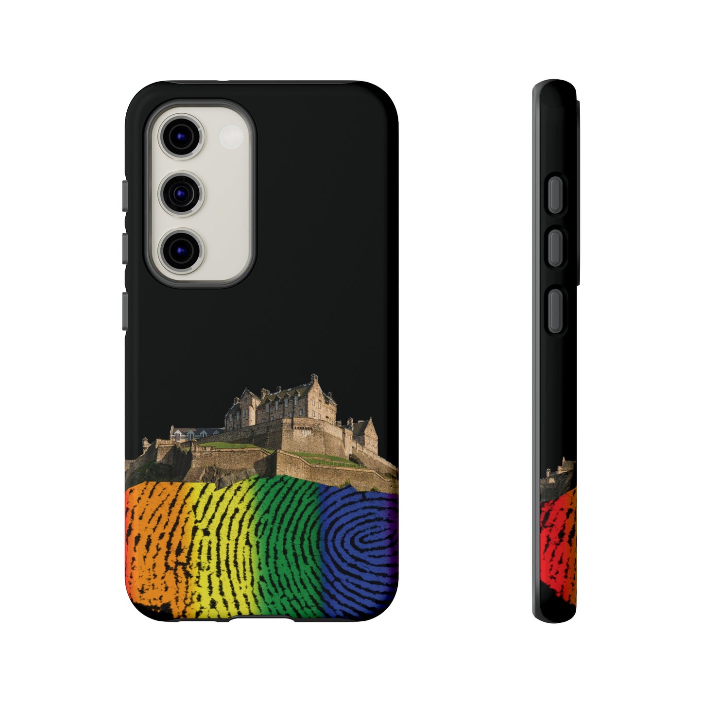 Edinburgh Castle Pride Rockface Phone Case - Fingerprint, Various