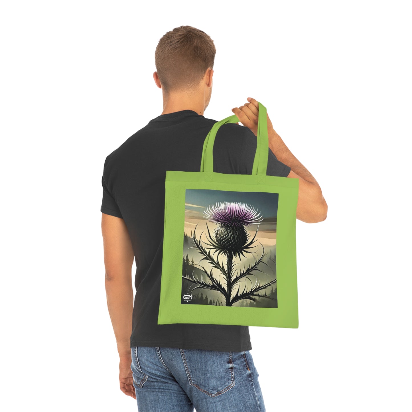 Scottish Nature Coloured Cotton Tote Bag