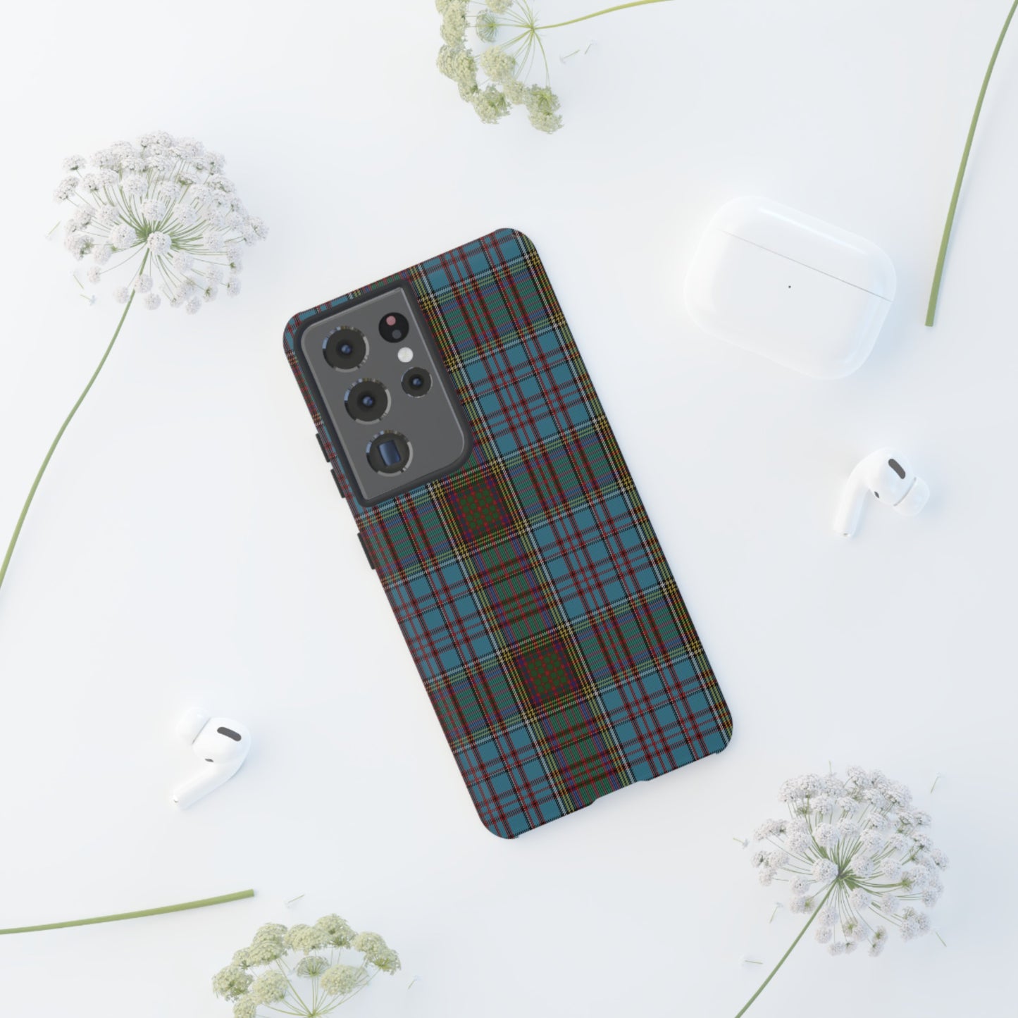 Étui de téléphone à motif tartan écossais - Anderson, Divers