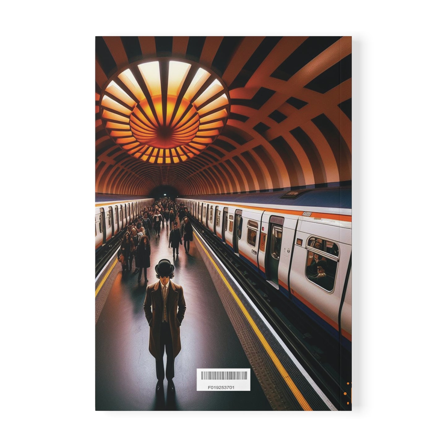 Glasgow's Clockwork Orange Subway Art Softcover Notebook, A5