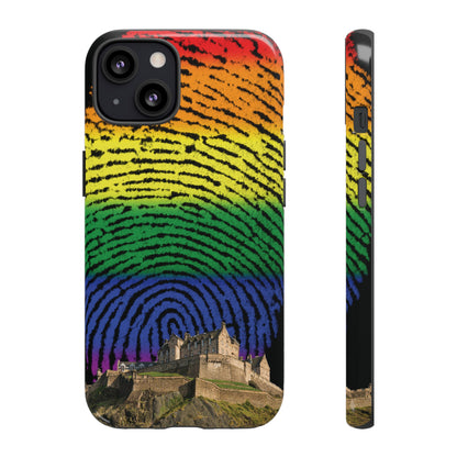 Edinburgh Castle Pride Phone Case - Fingerprint, Various