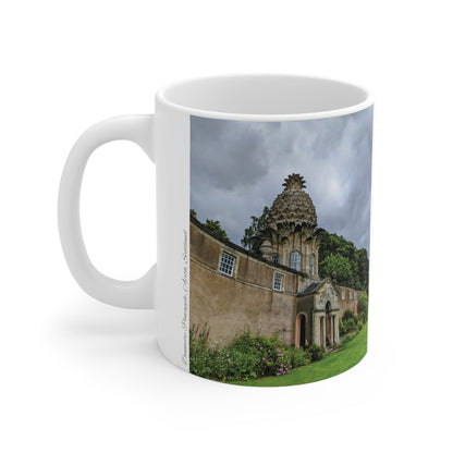 Dunmore Pineapple Photo Mug, Coffee Cup, Tea Cup, Scotland, White