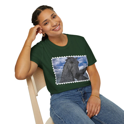 Postcard Kelpies Photo Softstyle T-Shirt, Unisex Tee, Scotland Shirt, Various Colours