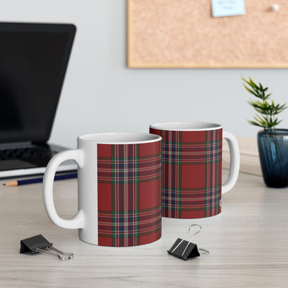 MacFarlane Red Tartan Mug, Scotland