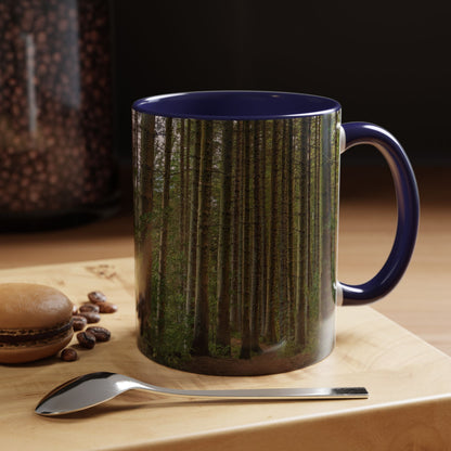 Tasses décoratives Écosse en gros plan - Scènes variées (bleu marine)