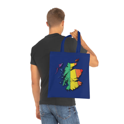 Scotland Pride Road Map Cotton Tote Bag