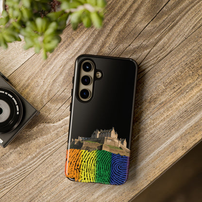 Edinburgh Castle Pride Rockface Phone Case - Fingerprint, Various