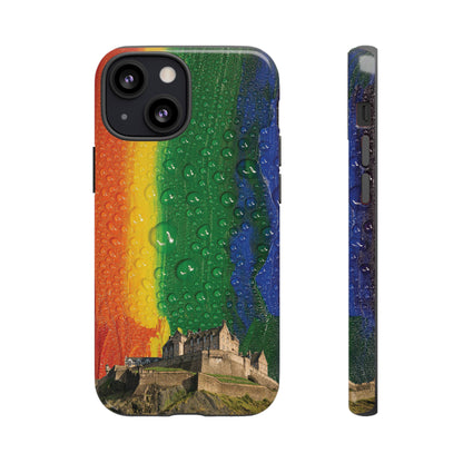 Edinburgh Castle Pride Phone Case - Rain, Various