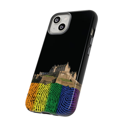 Edinburgh Castle Pride Rockface Phone Case - Fingerprint, Various