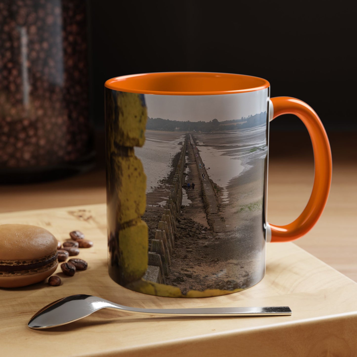 Tasses décoratives Écosse en gros plan - Scènes variées (orange)