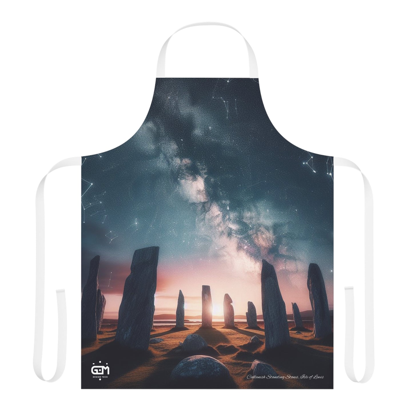 Callanish Standing Stones - Isle of Lewis Apron, Scottish Cooking Apparel, Chef Accessory