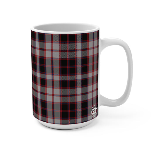 Scottish Tartan Mug 15oz, MacPherson Tartan