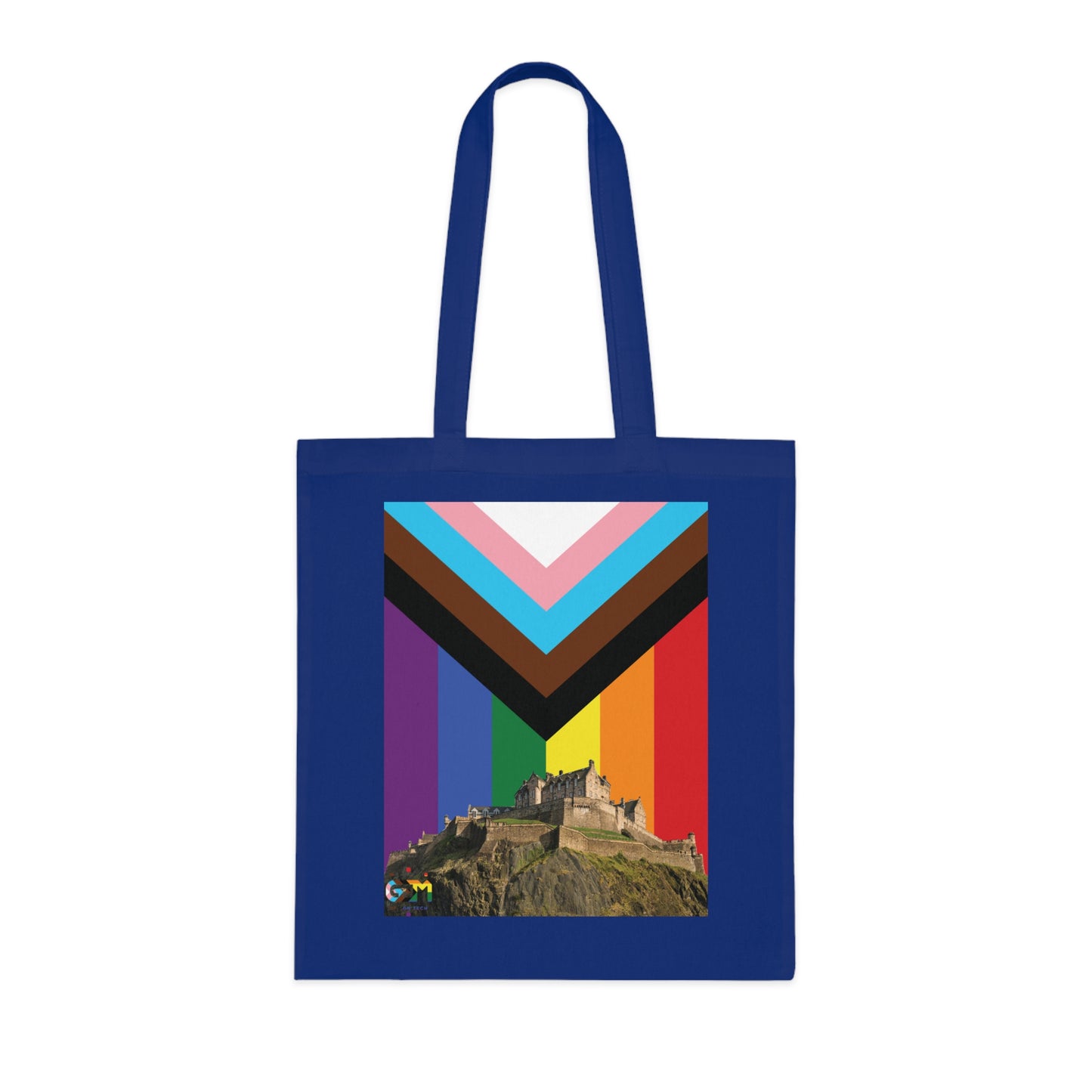 Edinburgh Castle Pride Progress Sky Cotton Tote Bag