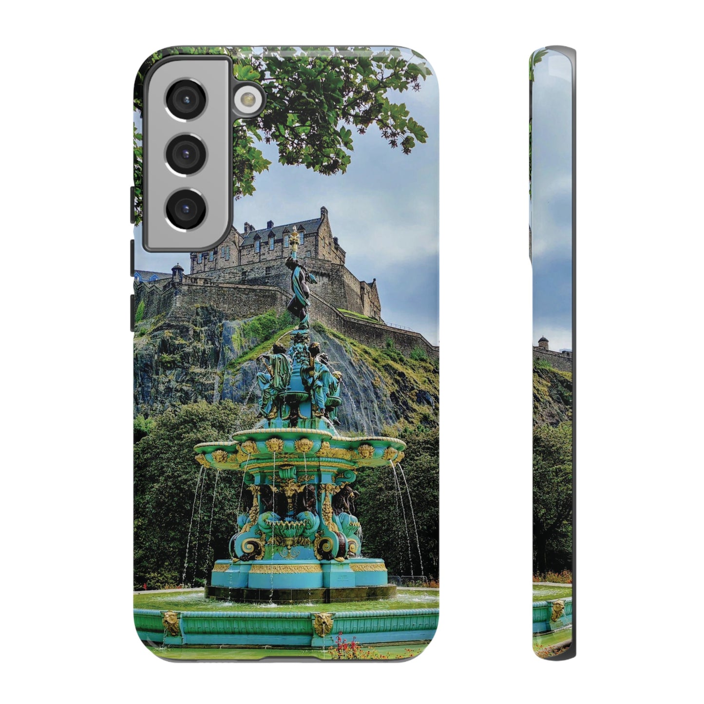 Ross Fountain & Edinburgh Castle Photo Phone Case, Scotland, Various