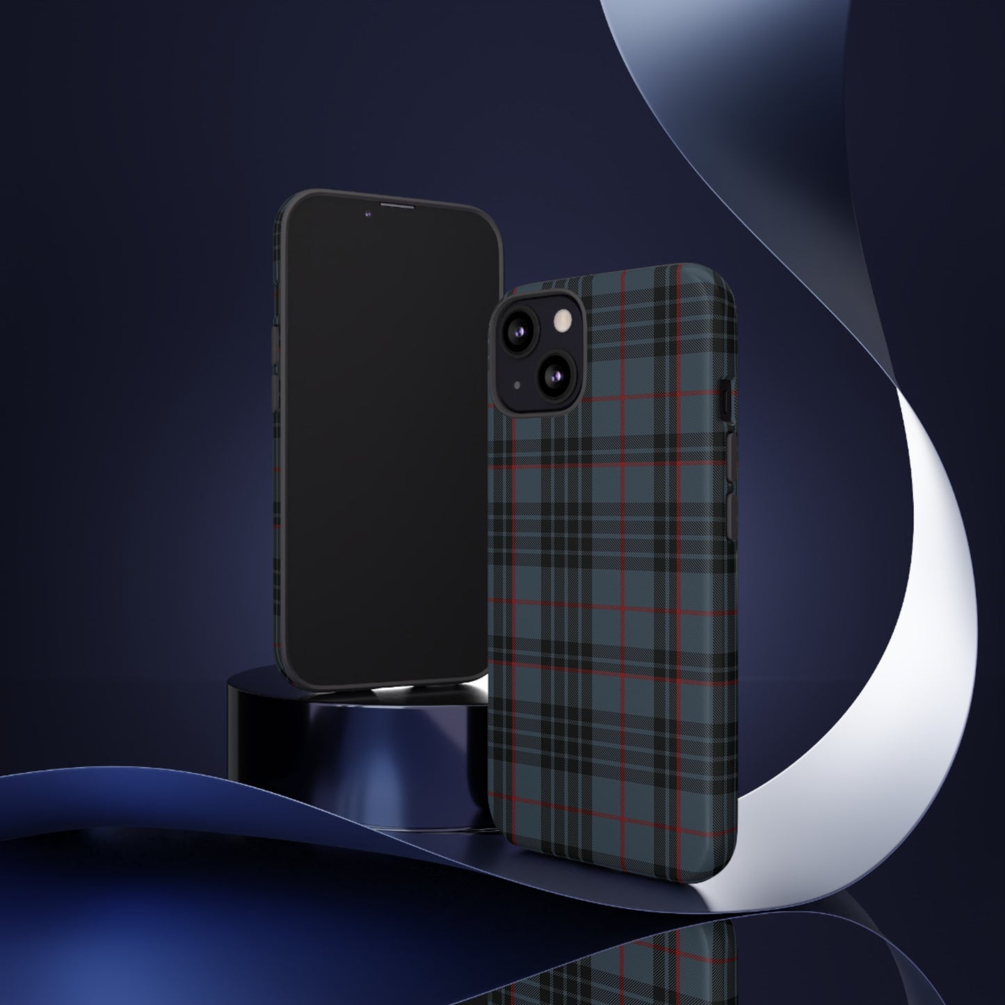 Étui de téléphone à motif tartan écossais - Mackay Blue, divers