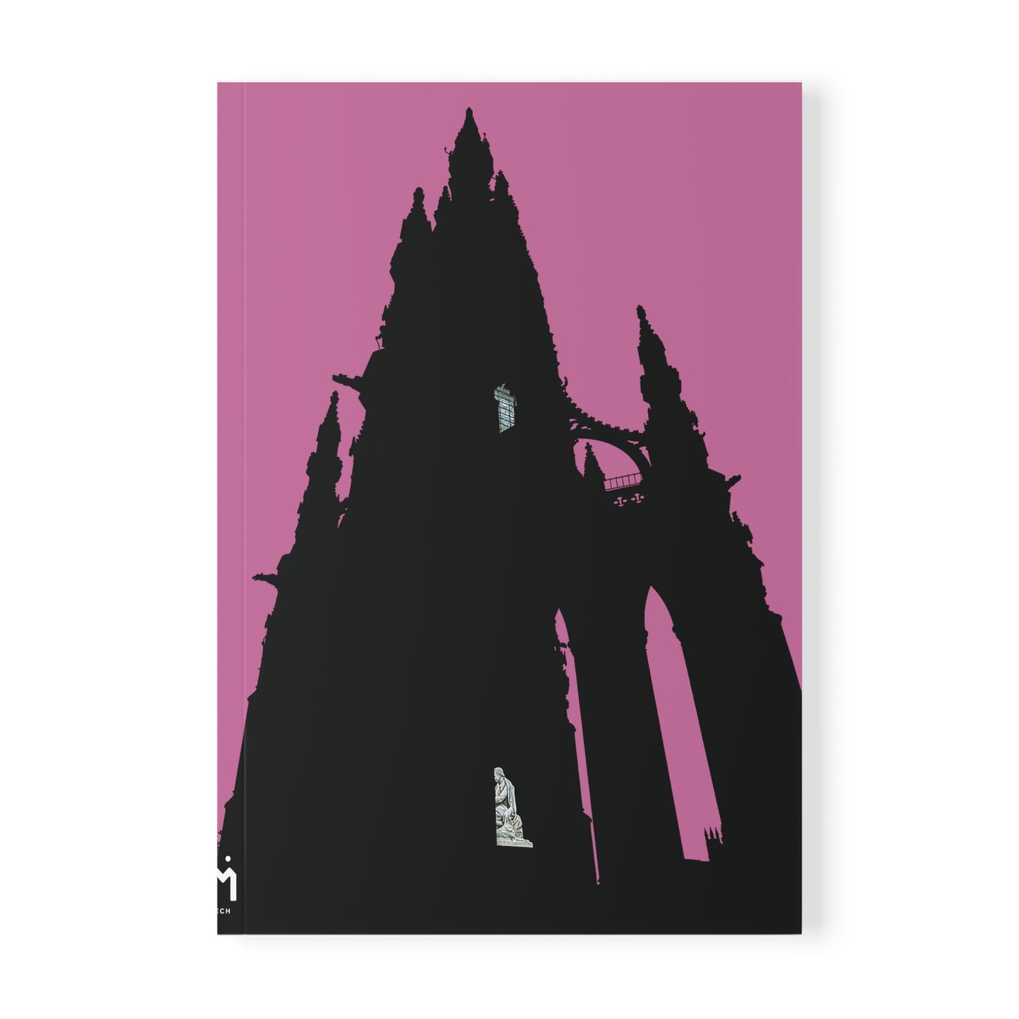 Scotland Art A5 Softcover Notebook - Silhouettes
