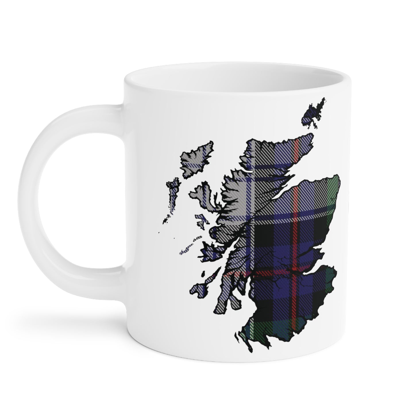 Tasse de carte de tartan d’Écosse – Tartan de robe Argyle, différentes tailles 