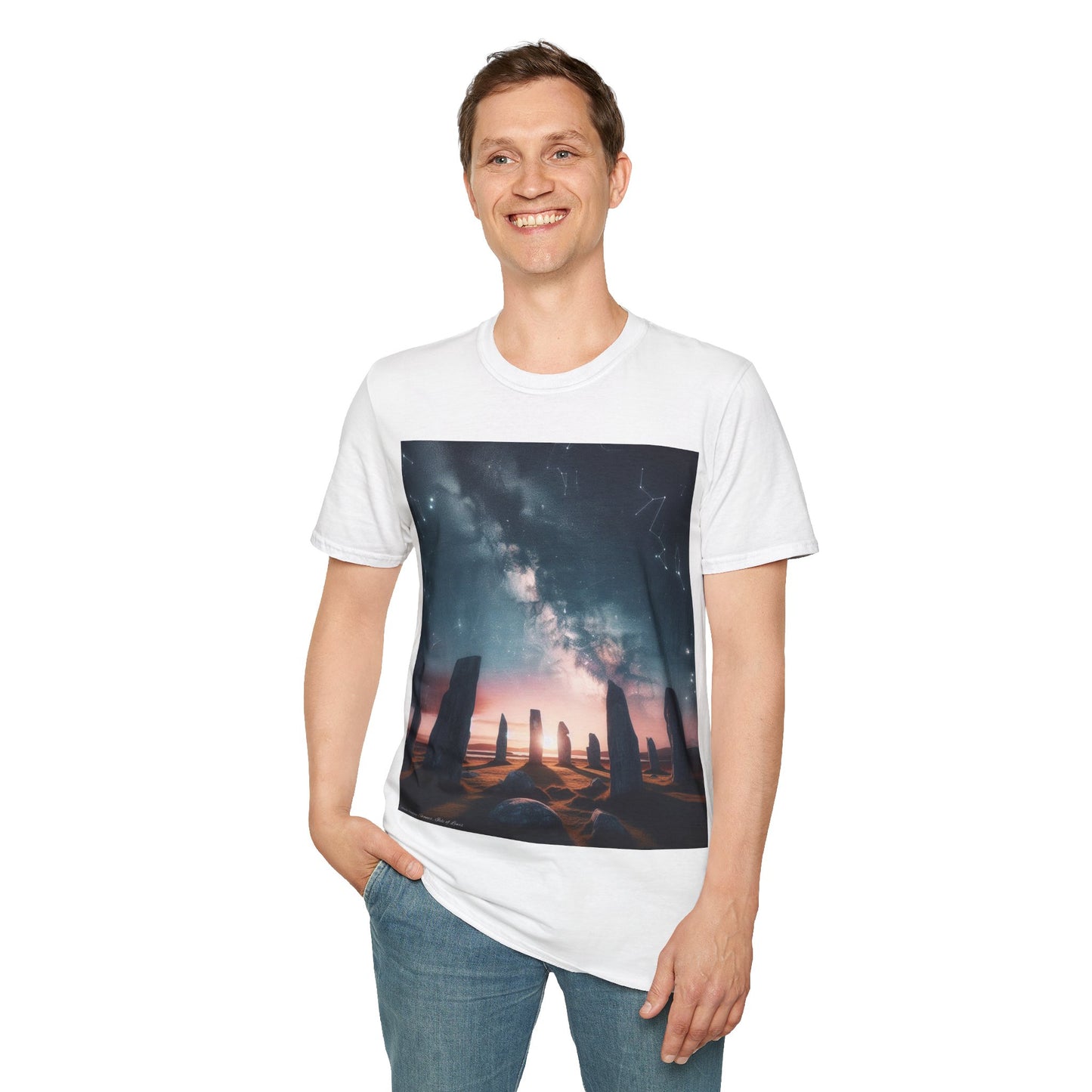 Callanish Standing Stones - Isle of Lewis Softstyle T-Shirt, Unisex Tee, Scottish Landmarks, Various Colours