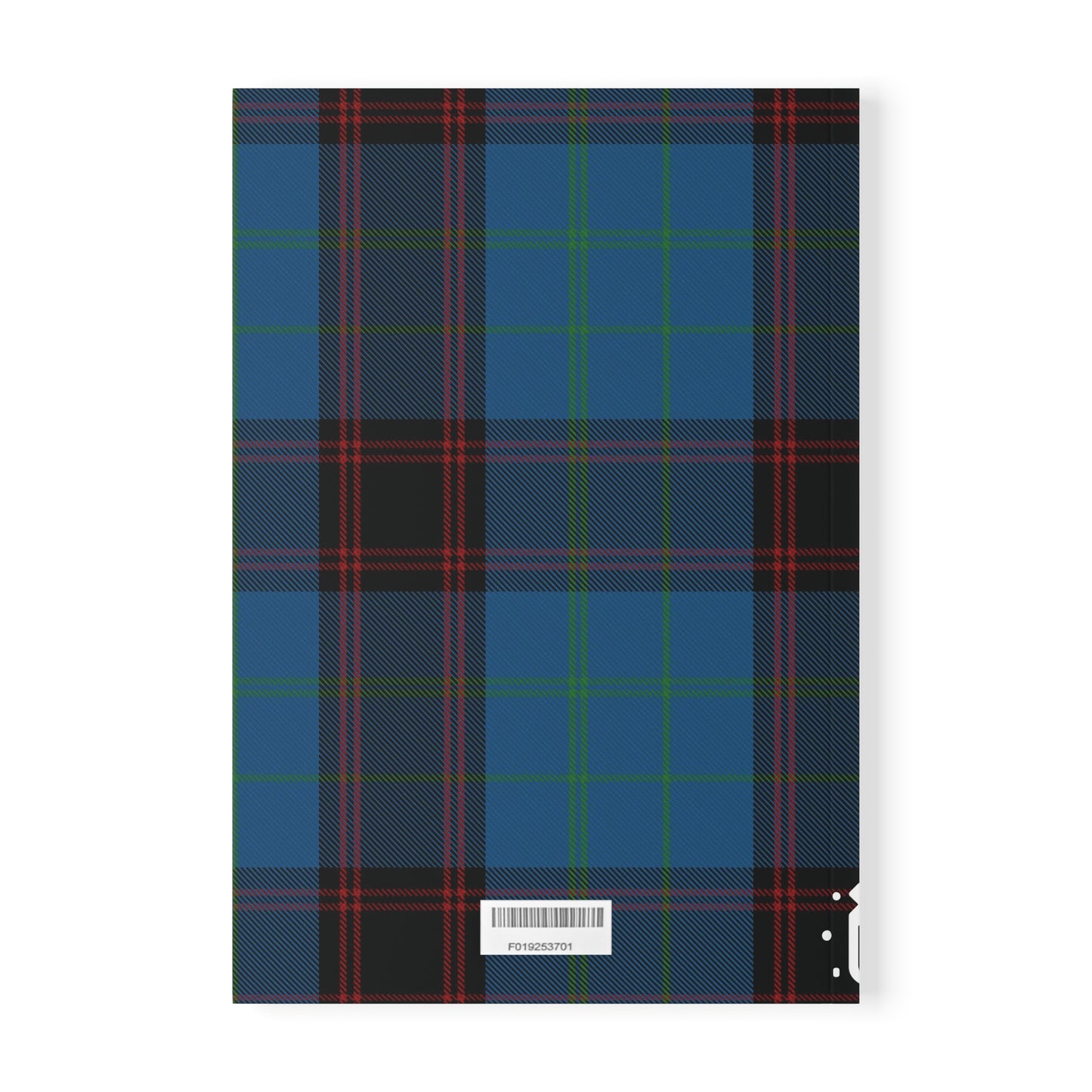 Scottish Tartan Softcover A5 Notebook - Home