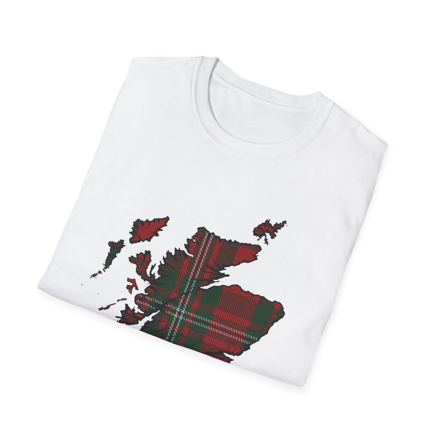 Tartan Ecosse Carte Softstyle T-Shirt Unisexe - MacGregor Tartan Tee